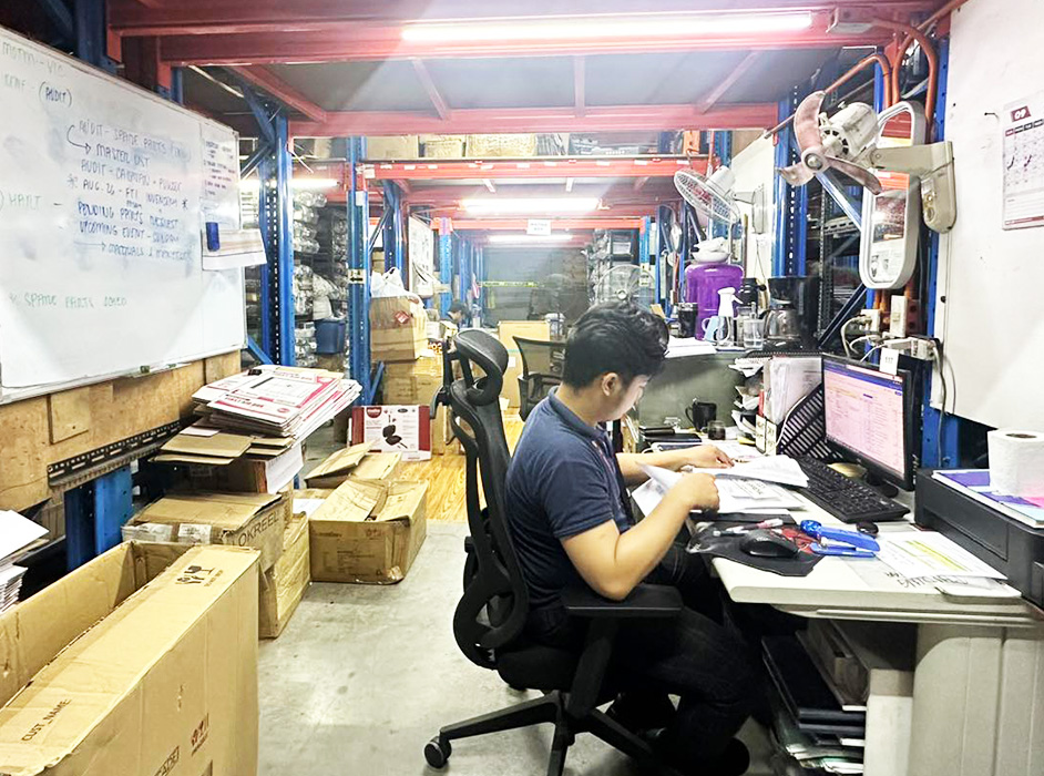 Everlast warehouse interior