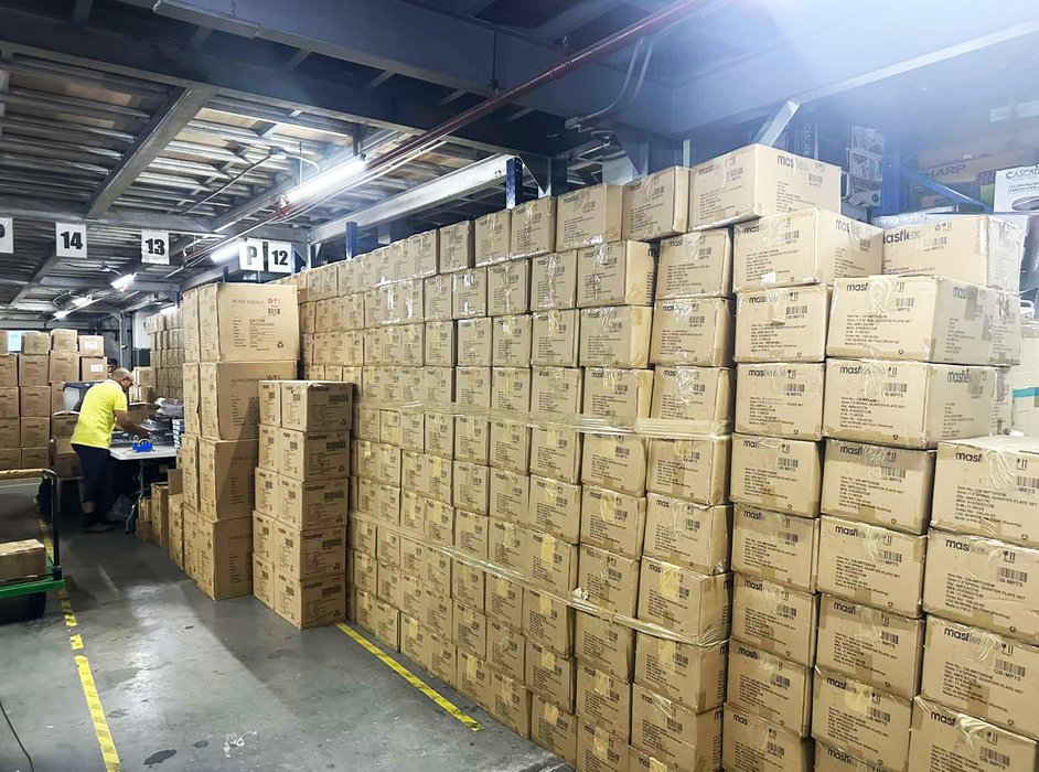 Boxed inventory storage