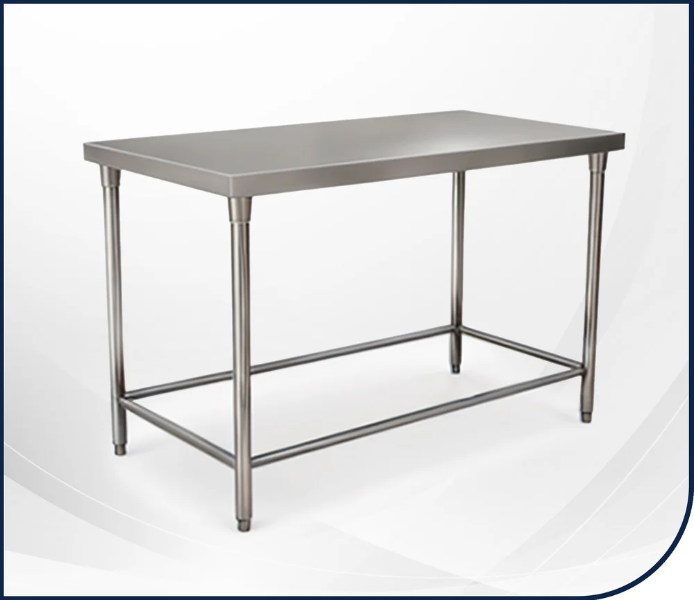 Work Table with Cross Bracing