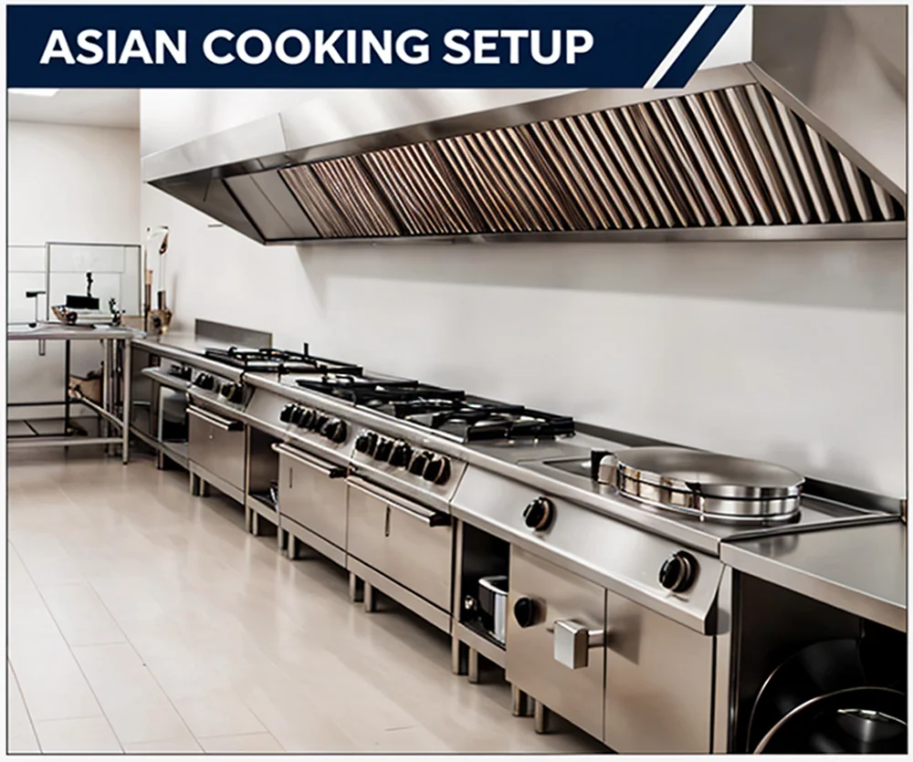 Asian Cooking Setup
