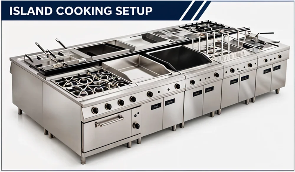 Island Cooking Setup