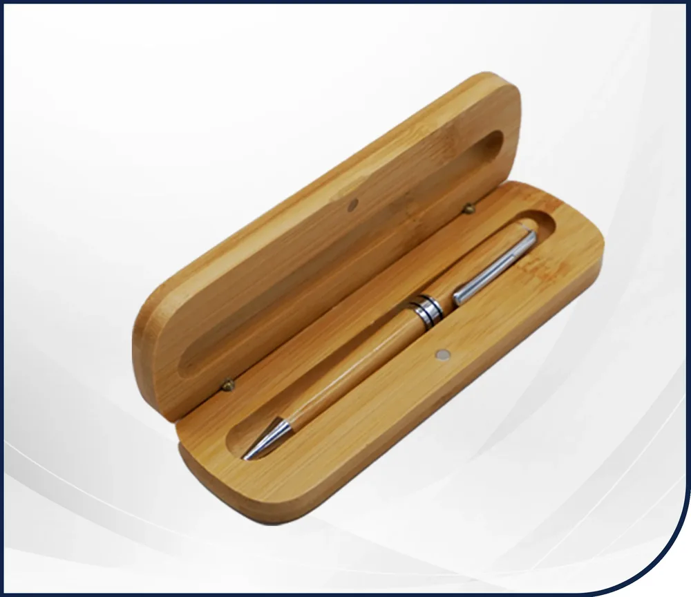 Bamboo Pen with Case