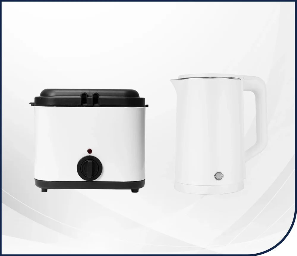 Electric Deep Fryer & 2 Liters Electric Kettle